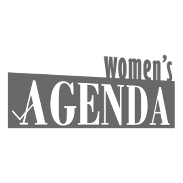 Women's Agenda logo in grayscale